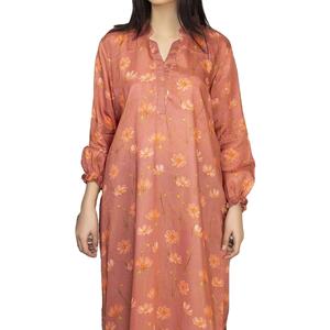 Venta al por mayor elegantes trajes Punjabi paquistaníes para las mujeres Venta caliente elegante impreso Kurtis OEM personalizado indio y paquistaní ropa - Product Image 1