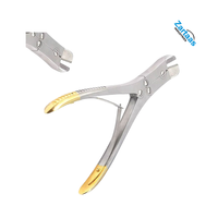 Ciseaux à aiguilles et coupe-fils TC en acier inoxydable de haute qualité 9 pouces, instruments chirurgicaux orthopédiques, manche doré