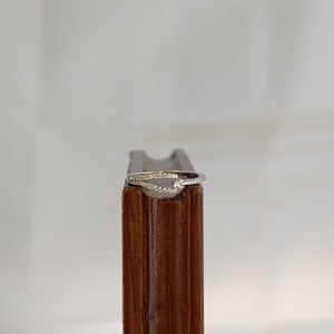 Anillo de Compromiso Clásico de Plata de Ley 925 con Circonita Cúbica, Diseño Infinito, Elegante y Minimalista, Anillo de Promesa de Boda para Mujer, Regalo - Product Image 3