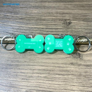 Plaque en acrylique personnalisée avec logo imprimé, NFC, <span class=keywords><strong>ID</strong></span>, suivi des animaux de compagnie, QR - Product Image 1