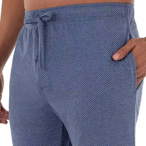 Ensemble T-shirt et short confortable pour homme, en tissu doux, tenue décontractée pour la maison, style pyjama deux pièces pour l'été - Product Image 6