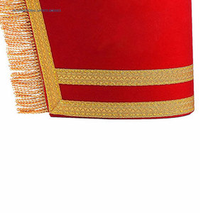 Colección de Regalia Masónica Magnética Ecológica con Logotipo Personalizado Directo de Fábrica, Puños de Regalia Masónica con Bordado Fino para Vestido Ceremonial - Product Image 4
