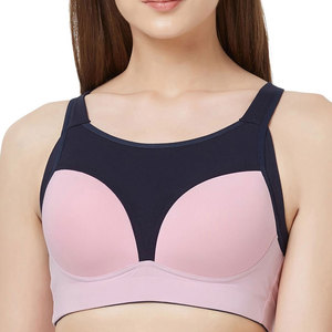เสื้อชั้นในกีฬาไร้โครงสำหรับผู้หญิง แบบไร้ตะเข็บ รองรับแรงกระแทกสูง เหมาะสำหรับโยคะ ฟิตเนส วิ่งออกกำลังกาย สวมใส่สบาย - Product Image 1