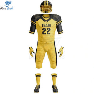 Custom American Football Sports Uniform Sublimated Short Sleeve Jersey Pants Set for Professional Teams - Product Image 1
