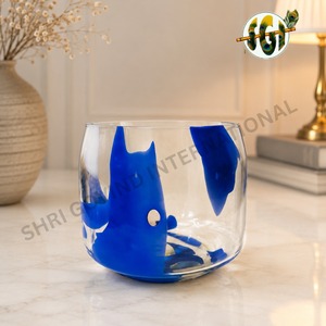 Support en verre rond portable pour bougies chauffe-plat – Élégant porte-bougie pour mariage, restaurant et décoration intérieure - Product Image 2