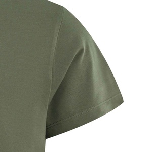 Men's <b>Olive</b> <b>Green</b> Short Sleeve O-Neck Casual <b>T</b>-<b>Shirt</b> Regular Fit 100% Cotton Solid Color Jersey Knitted Breathable Plain Dyed - Product Image 6