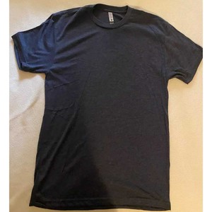 T-shirt personnalisé pour homme avec logo, en tissu mélangé, coupe ajustée, en coton/fibre de bambou - Product Image 4