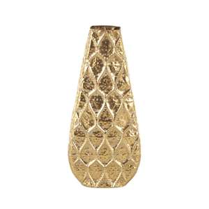 Jarrón de flores de metal hecho a mano, estilo antiguo, de lujo, para plantas artificiales, maceta para decoración moderna del hogar. - Product Image 4