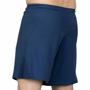 Shorts Homme Bleu Marine Séchage Rapide Taille Élastique Couleur Unie Style Sport Décontracté Tissé Longueur Courte Qualité Supérieure Prix Usine - Product Image 5