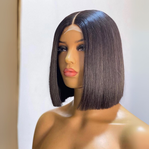 Top produit 12A Grade chaud à la mode cheveux vietnamiens miroir os extensions de cheveux raides perruque frontale cuticule cheveux alignés HD dentelle - Product Image 1