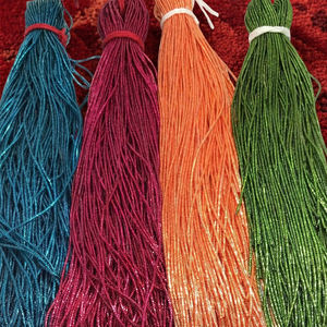 Hilo Metálico Navia de Lujo, Colorido, Tipo Bullion Francés, para Bordado, Liso, Dorado, en Espiral, Resistente al Agua y Ecológico - Product Image 1