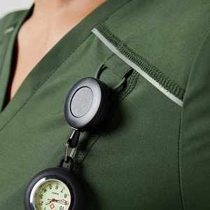 Hot Sale Custom Breathable Quick Dry Twill Fabric Unisex <b>Plus</b> <b>Size</b> Medical Nursing <b>Scrubs</b> Clinic <b>Scrub</b> Sets Short Hospital - Product Image 4