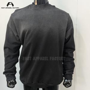 Sudadera para Hombre de Calidad Superior, Personalizada con Estampado, Material de Algodón, Estilo Urbano, Lavado Ácido, Parches, Sudadera para Hombre - Product Image 4