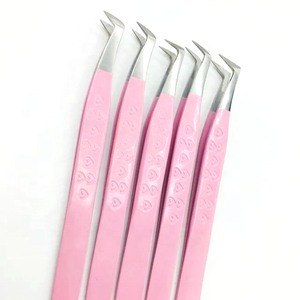 Eyelash Tweezers Stainless Steel for Eyelash Extensions Professional Lash Extension <b>Tool</b> 864 - Product Image 4