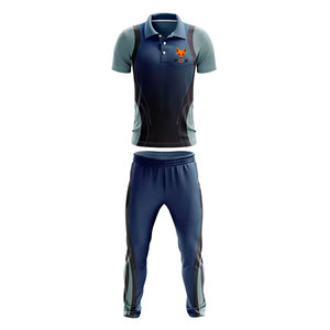 Uniforme de Cricket Duradero de Primera Calidad, 100% Poliéster, Ligero, Transpirable, Ecológico, con Impresión de Logotipo Personalizado, Venta al Por Mayor - Product Image 1