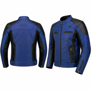 Veste de moto en cuir imprimée en couleur personnalisée |   Fabricant OEM ODM |   Qualité de conception haut de gamme |   Vêtements de course |   Toutes les saisons - Product Image 3