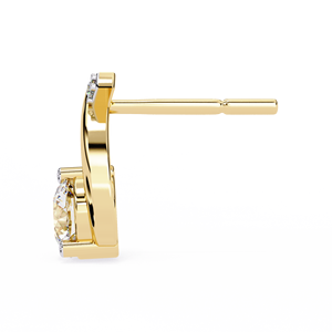 Pendientes de Diamantes Sintéticos con Corte Brillante, Chapados en Oro Rosa, Diamantes Cultivados en Laboratorio, Certificados por IGI, Joyería de Lujo para Aniversario - Product Image 5