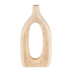Maceta Alta de Bambú Marrón de Dos Tonos, Moderna, con Doble Pantalla, para Flores Secas, Pintada a Mano, Centro de Mesa para Bodas - Product Image 3