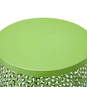 Set di 3 tavolini moderni da esterno a incastro, 30, 35, 40 cm di altezza, verdi, per patio, interni ed esterni - Product Image 3