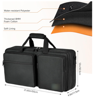 Sac de rangement rembourré pour contrôleur DJ, étui antichoc pour Pioneer / Numark / Roland (21,5 x 12 x 2,5 pouces), vente en gros - Étui uniquement