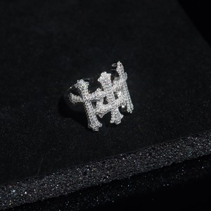 Bague pour homme en argent 925 avec diamant Moissanite, design croix gothique entièrement pavé, bijou audacieux style Hip Hop, léger, cadeau de luxe - Product Image 3