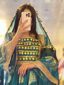 Premium Quality Afghani <b>Dresses</b> Ethnic Embroidery Muslim Modest Long Casual <b>Dresses</b> Festival Wedding Wear Custom Colors & Sizes - Product Image 2