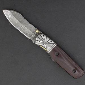 Cuchillos plegables de alta resistencia para trabajo de campo con hoja gruesa y diseño de bloqueo seguro para uso multiusos. - Product Image 2