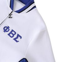 Veste de sport en polaire technique blanche Phi Beta Sigma pour hommes, coupe confortable, tissu de qualité supérieure, vêtements de fraternité grecque, athlétique