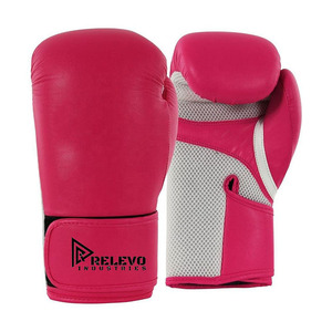 Guantes de Boxeo Personalizados Relevo Industries, Guantes de Entrenamiento de Cuero PU, Cierre Transpirable, Unisex para Adultos - Product Image 1
