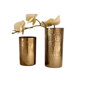 Florero de Metal Vintage para Decoración del Hogar y Decoración de la Sala de Estar - Product Image 1