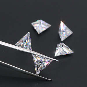 Diamants de laboratoire CVD/HPHT en gros, 0,088 CT-0,4 CT, couleur DEF, pureté VVS/VS, taille triangle, certifiés IGI, diamants en vrac - Product Image 4