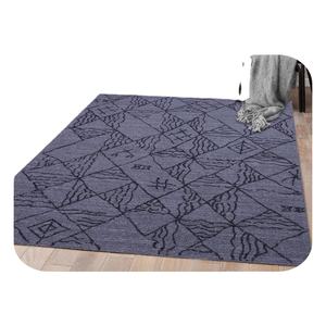 Alfombras de suelo hechas a mano de material de lana y algodón de primera calidad, el último diseño indio elegante, precio al por mayor del fabricante - Product Image 1