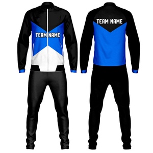 Chándal de sublimación para hombre con cremallera completa, traje de entrenamiento para hombre, que absorbe la humedad, ropa deportiva cómoda para correr y gimnasio. - Product Image 2