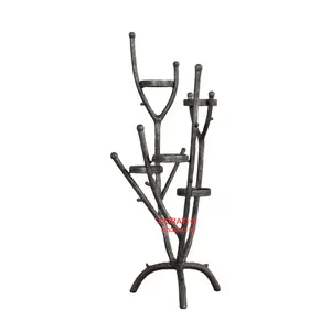 Tree Branch Black Candelabra for Home Decoration High Quality Metal Handmade Candelabra for Hotels/Restaurants