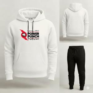 Ensemble de survêtement décontracté de haute qualité en molleton technique avec logo personnalisé, sweat à capuche zippé et pantalon de jogging évasé pour homme - Product Image 5