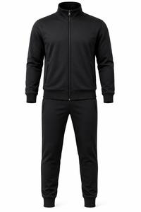 Chándal Unisex de Poliéster con Cremallera Completa, Cuello Alto, Estilo Deportivo, Corte Regular, Elástico en Cuatro Direcciones, Ligero y Ecológico para Entrenamiento - Product Image 3