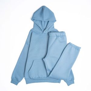 ชุดวอร์มซับลิเมชั่นคุณภาพสูงแบบเรียบง่ายสำหรับขายส่ง ปี 2026 ชุดวอร์มผู้ชายสำหรับวิ่งออกกำลังกาย เสื้อฮู้ดดี้และกางเกงวอร์ม - Product Image 1