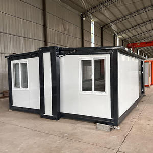 Casa Contenedor Plegable y Expandible de 20 pies/40 pies con 2 Dormitorios, Transpirable, Estilo Moderno de Mediados de Siglo, Robusta, Fácil de Instalar, para Oficina o Taller - Product Image 3