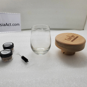 Coctelera con barril de Bourbon, coctelera con virutas de madera, infusión - Product Image 5