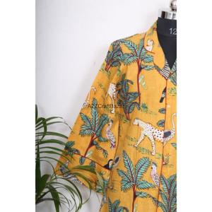 Vestido Midi con Estampado Floral Transpirable y Ecológico para Mujer, Mangas Coreanas, Estampado Digital, Cuello en V, Informal, para Fiestas de Verano - Product Image 5