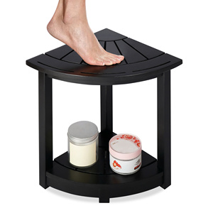 Corner <b>Stool</b> Featuring Compact Triangular Design And Durable Construction Ideal For Space Saving Seating In Bathrooms And <b>Small</b> - Product Image 6