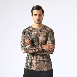 เสื้อเชิ้ตผ้าแคนวาสโพลีเอสเตอร์/คอตตอนสำหรับล่าสัตว์ในฤดูหนาว ขายดี พิมพ์ลายตามสั่ง โลโก้ตามสั่ง กันน้ำ กันลม ระบายอากาศ ป้องกันแบคทีเรีย - Product Image 1