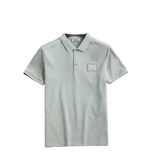 เสื้อยืดลำลองเข้ารูปของผู้ชายผ้าคอตตอน100% พิมพ์ลายดิจิทัลกันการหดตัวเป็นมิตรกับสิ่งแวดล้อมระบายอากาศได้อย่างรวดเร็วไม่เปื้อน - Product Image 1