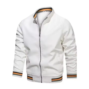 แจ็คเก็ตหนังผู้ชายระบายอากาศได้ดี ขนาดมาตรฐานยุโรป แฟชั่นสตรีท ปรับแต่งได้ ผลิตในปากีสถาน - Product Image 5