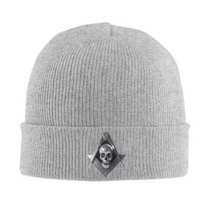 Gorro de Punto Personalizado con Logotipo Masónico, Gorro Holgado para Hombre y Mujer, Gorro de Invierno para Esquí con Diseño Masónico - Product Image 2