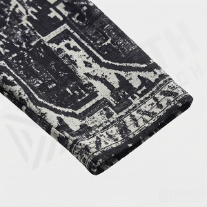 Abaya Plisada de Poliéster, Nueva Moda Vintage, Talla Grande, Elegante, Manga Larga, Elástica en Cuatro Direcciones, Antiestática, para Mujer - Product Image 5