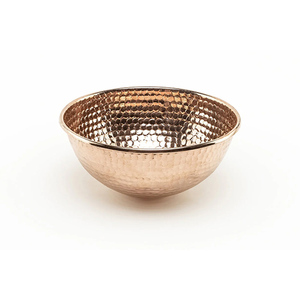Vaisselle de qualité export, bol à snacks artisanal en cuivre massif pour servir des collations, à prix authentique, provenant d'un fournisseur d'origine indienne - Product Image 1