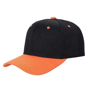 Baseball Cap 6-Panel Twill Fitted Solid Color Contrast Brim Casual Wear Four Seasons <b>Hat</b> Gray <b>Navy</b> - Product Image 2