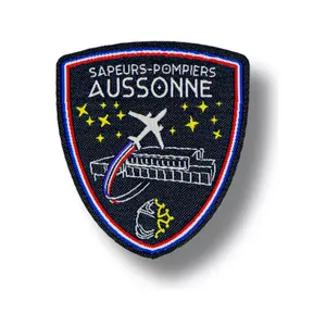 Fashion Hot Sale Woven Patch Cute Custom Design for Clothing Woven <b>Badge</b> with High Quality Logo Patch - Product Image 2