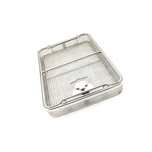 High Quality Wire <b>Mesh</b> Eco Friendly Multifunction Medical Disinfection <b>Basket</b> Surgical Instrument Sterilization <b>Storage</b> Tray - Product Image 1